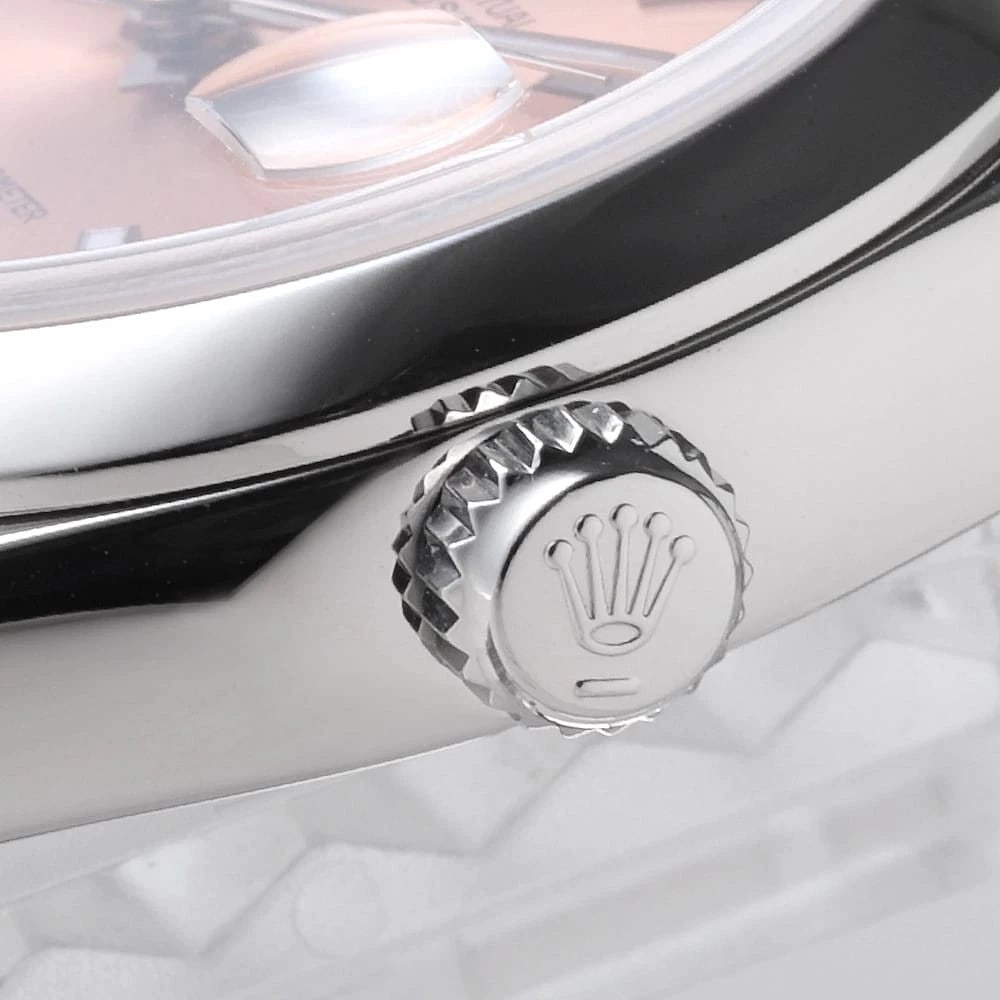 ROLEX DATEJUST PINK WATCH - 7