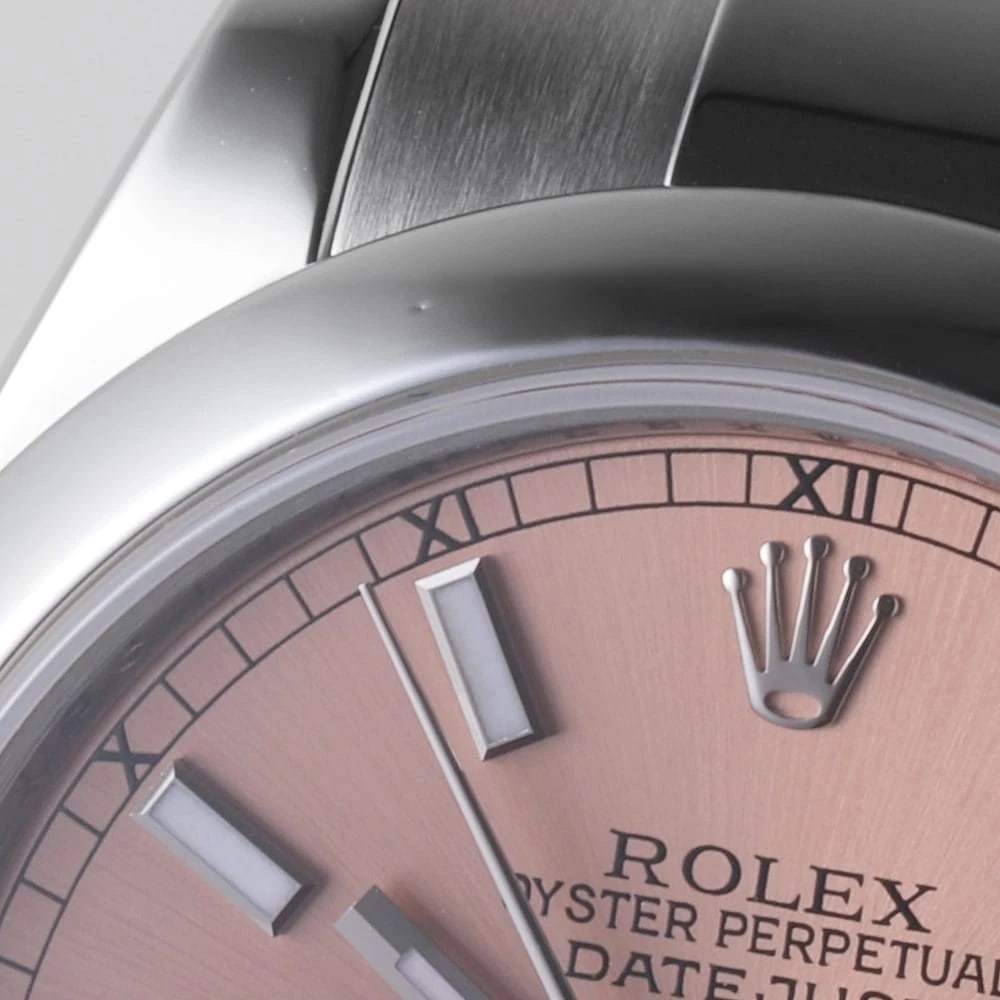 ROLEX DATEJUST PINK WATCH - 8
