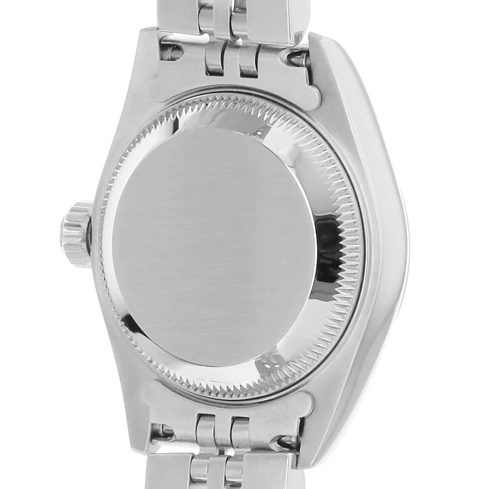 ROLEX DATEJUST DIAMOND SILVER WATCH - 4