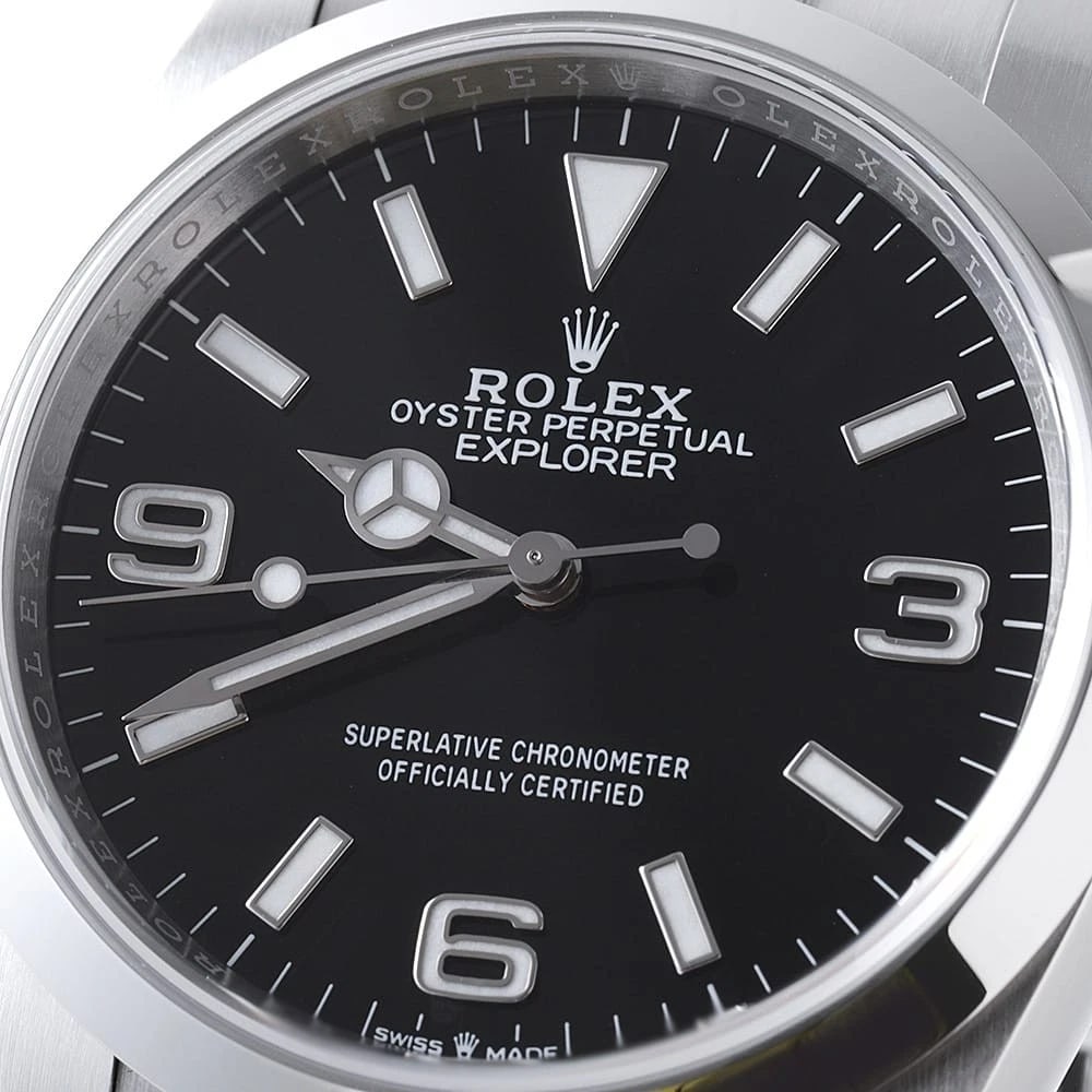 ROLEX EXPLORER BLACK WATCH - 6