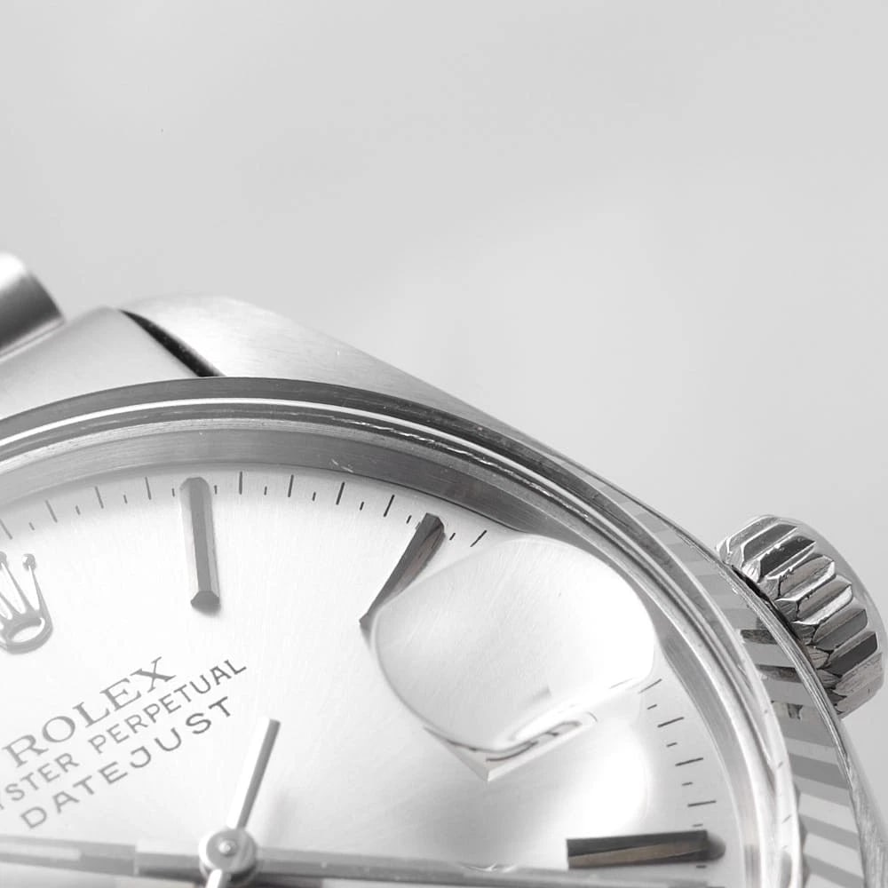 ROLEX DATEJUST SILVER WATCH - 7