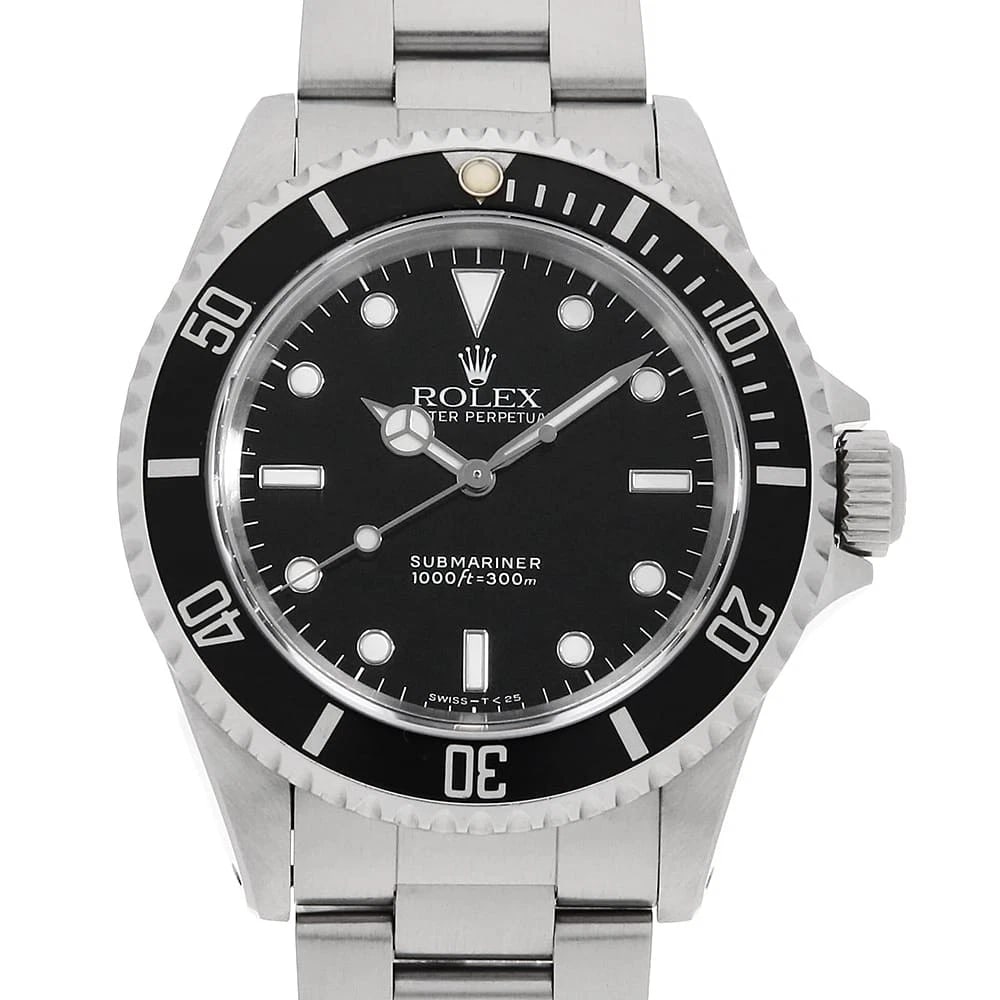 ROLEX SUBMARINER BLACK ALL TRITIUM WATCH: ROLEX SUBMARINER black all tritium Watch Brand: ROLEX Type: Wrist watch Material: Band Material Stainless Steel, Case Material Stainless Steel Color: Dial Color Black Size: Band Size 20.5cm (8.1in