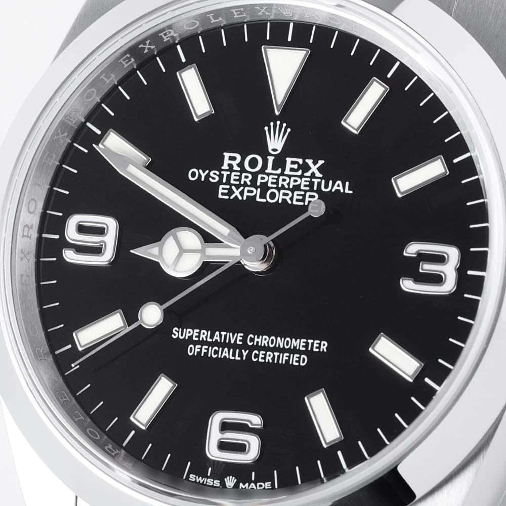 ROLEX EXPLORER BLACK WATCH - 6
