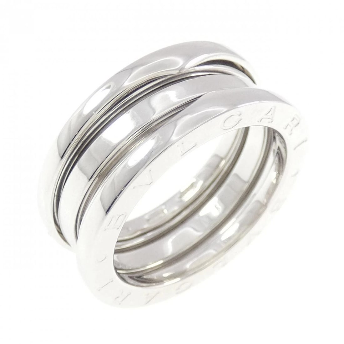 BVLGARI B.ZERO1 3 BANDS RING: BVLGARI B.zero1 3 Bands Ring Brand: BVLGARI Type: Ring Material: 750 White Gold Color: White Gold Size: 6.5 (US size) Accessories: None Accessories Notice: When purchasing pre-owned goods,