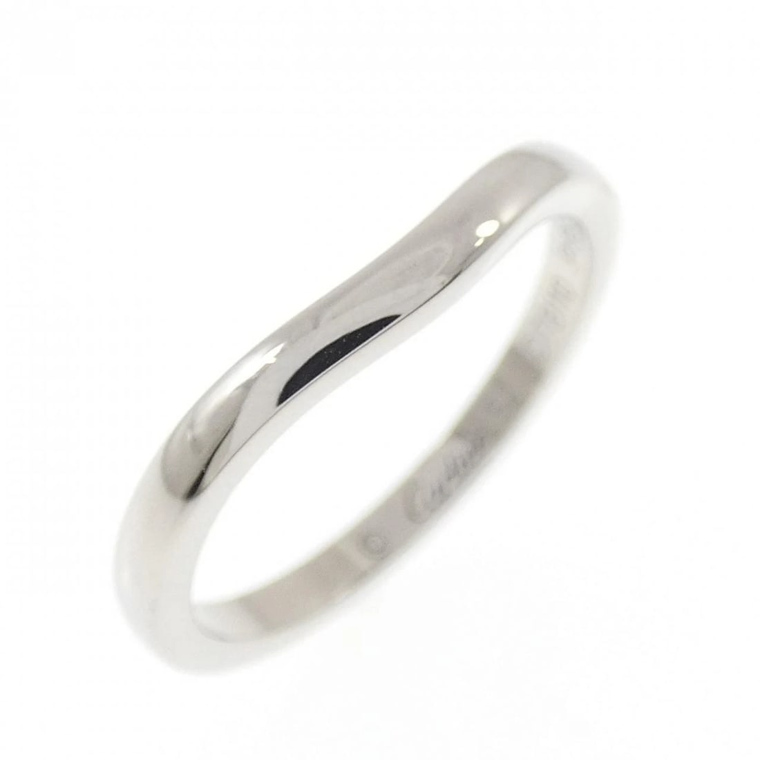 CARTIER BALLERINA RING: Cartier ballerina Ring Brand: Cartier Type: Ring Material: Platinum 950 Color: Platinum Size: 6-6.5 (US size) Accessories: None Accessories Notice: When purchasing pre-owned goods, please