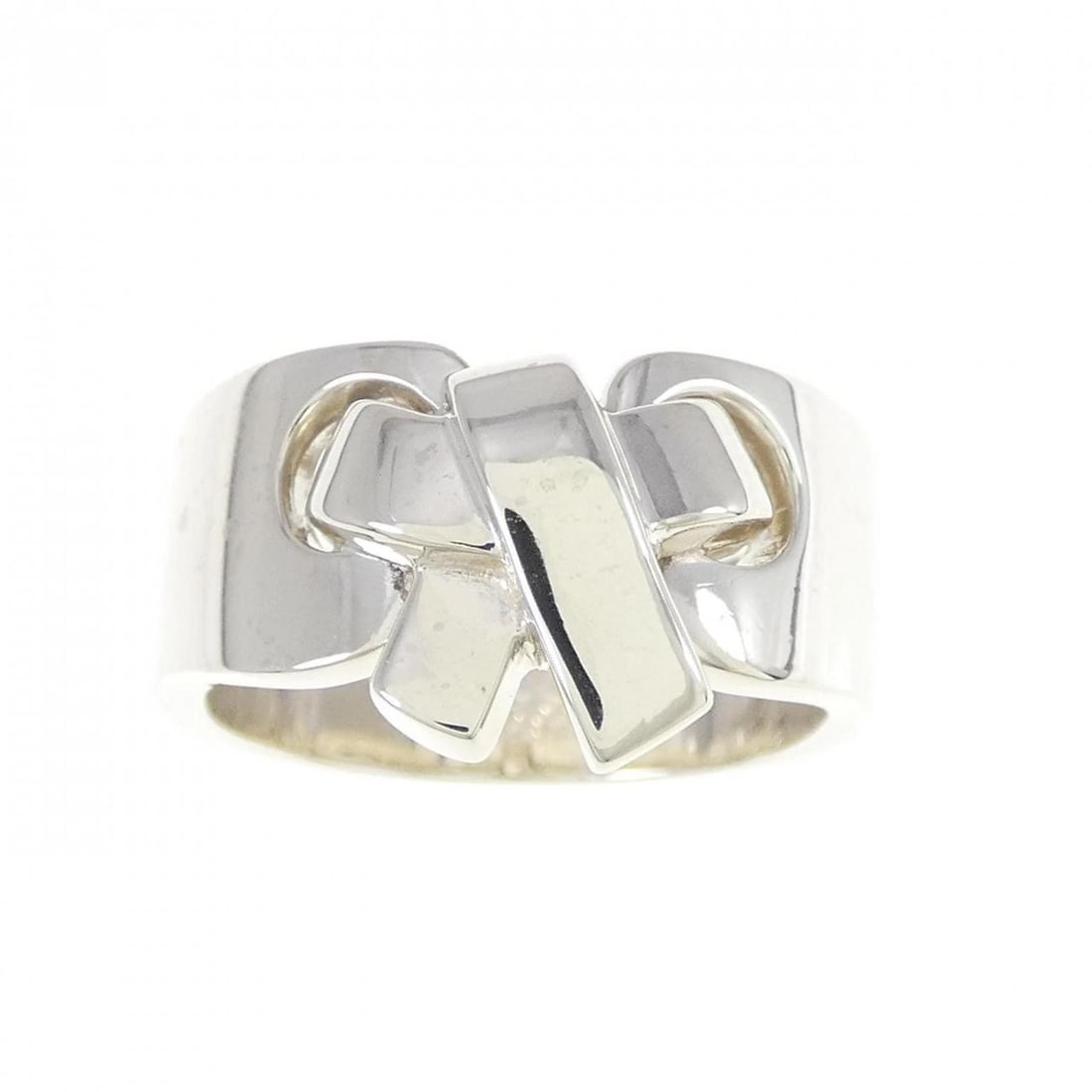 HERMES 925 RING: HERMES 925 Ring Brand: HERMES Type: Ring Material: 925 Silver Color: Silver Size: 6 (US size) Accessories: None Accessories Notice: When purchasing pre-owned goods, please refer to the pho