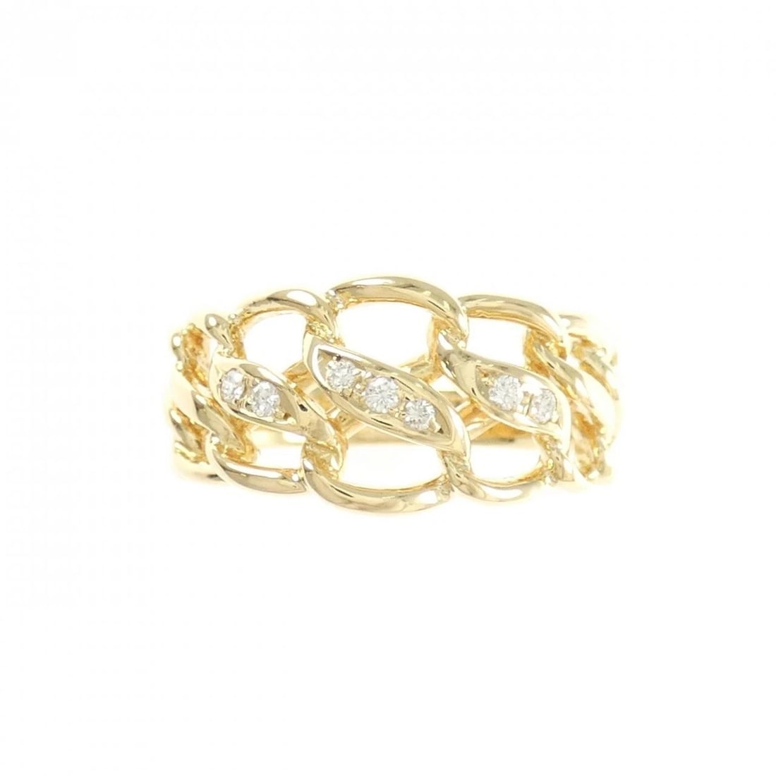 TASAKI DIAMOND RING: TASAKI Diamond Ring Brand: TASAKI Type: Ring Material: K18 Yellow Gold Main Stone Natural Color: Yellow Gold Size: 6 (US size) Accessories: None Accessories Notice: When purchasing pre-owned
