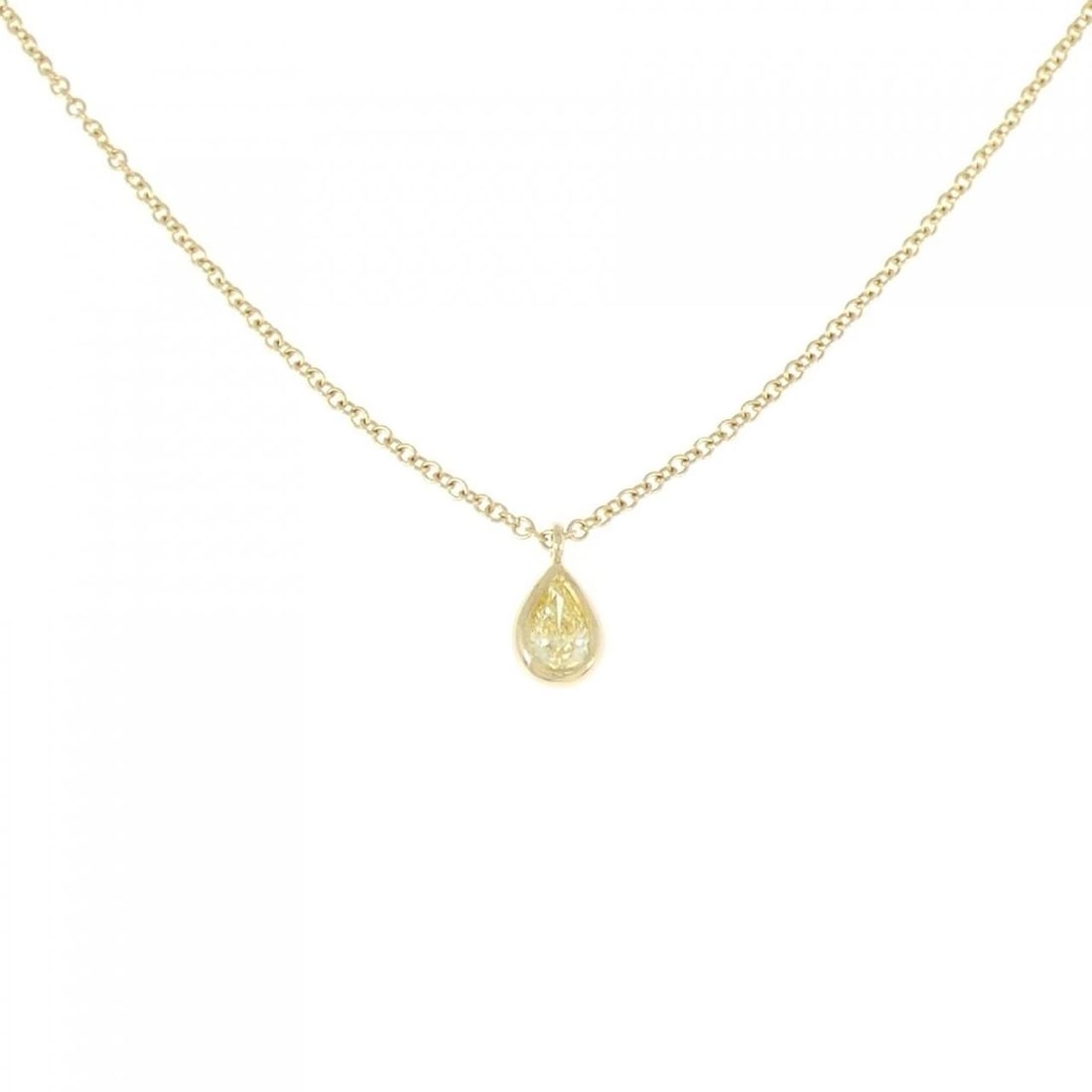 TIFFANY & CO. BY THE YARD NECKLACE: Tiffany & Co. By the Yard Necklace Brand: Tiffany Type: Necklace Material: 750 Yellow Gold Main Stone Natural Color: Yellow Gold Size: 40cm ActualSize Pendant top H x W: 8.7mmx4.7mm Chain Max.