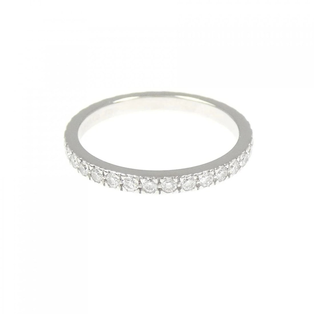 TIFFANY NOVO FULL CIRCLE RING: Tiffany Novo Full Circle Ring Brand: Tiffany Type: Ring Material: Platinum Main Stone Natural Color: Platinum Size: 4.5-5 (US size) Accessories: None Accessories Notice: When purchasing pr