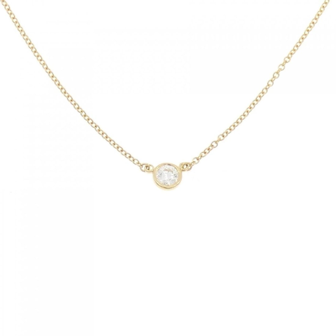 TIFFANY & CO. BY THE YARD NECKLACE: Tiffany & Co. By the Yard Necklace Brand: Tiffany Type: Necklace Material: 750 Yellow Gold Main Stone Natural Color: Yellow Gold Size: 41cmActualSize Diameter: 4.9mm Chain Max. W: 1.2mm Accessori