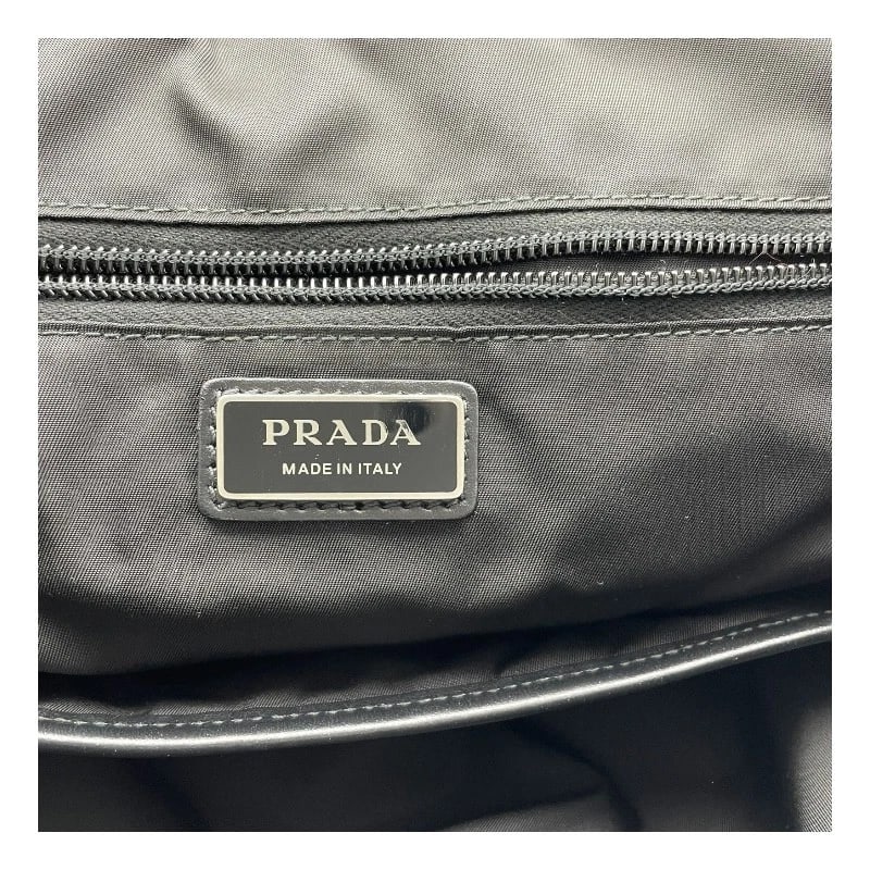PRADA TRIANGLE LOGO BACKPACK - 6