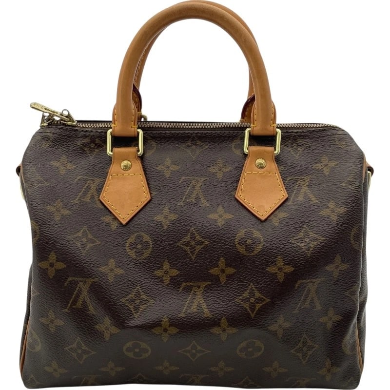 LOUIS VUITTON SPEEDY BAND RIELL 25 SHOULDER BAG: LOUIS VUITTON Speedy Band Riell 25 Shoulder Bag Brand: LOUIS VUITTON Type: Shoulder Bag Material: Monogram Color: Monogram Size: W9.8 x H7.1x D5.7inch Shoulder:46.5inch Accessories: None A
