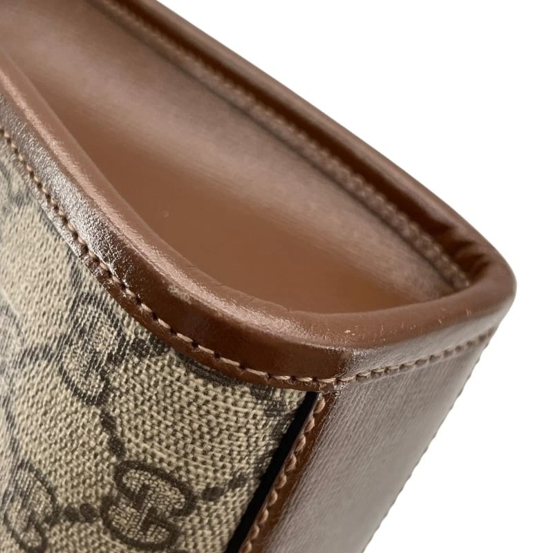 GUCCI INTERLOCKING G MINI TOTE SHOULDER BAG - 7