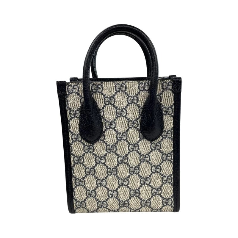 GUCCI INTERLOCKING G MINI TOTE SHOULDER BAG - 3