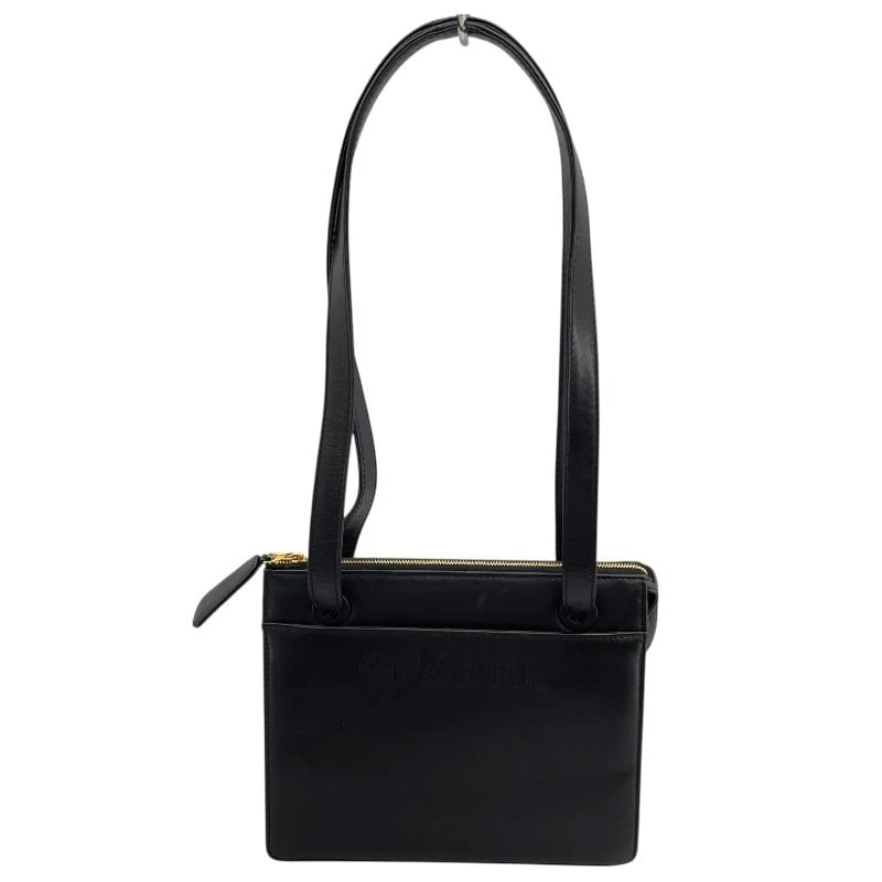 CHANEL TOTE BAG: CHANEL Tote Bag Brand: CHANEL Type: Tote Bag Material: Calfskin Color: black Size: W9.4 x H8.3x D3.1inch Accessories: None Accessories Notice: When purchasing pre-owned goods, please refer