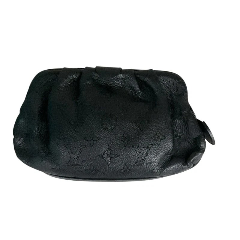 LOUIS VUITTON SCALAR MINI SHOULDER BAG: LOUIS VUITTON Scalar Mini Shoulder Bag Brand: LOUIS VUITTON Type: Shoulder Bag Material: Monogram Mahina Color: black Size: W8.5 x H3.9x D1.6inch Shoulder:39.4inch Accessories: None
