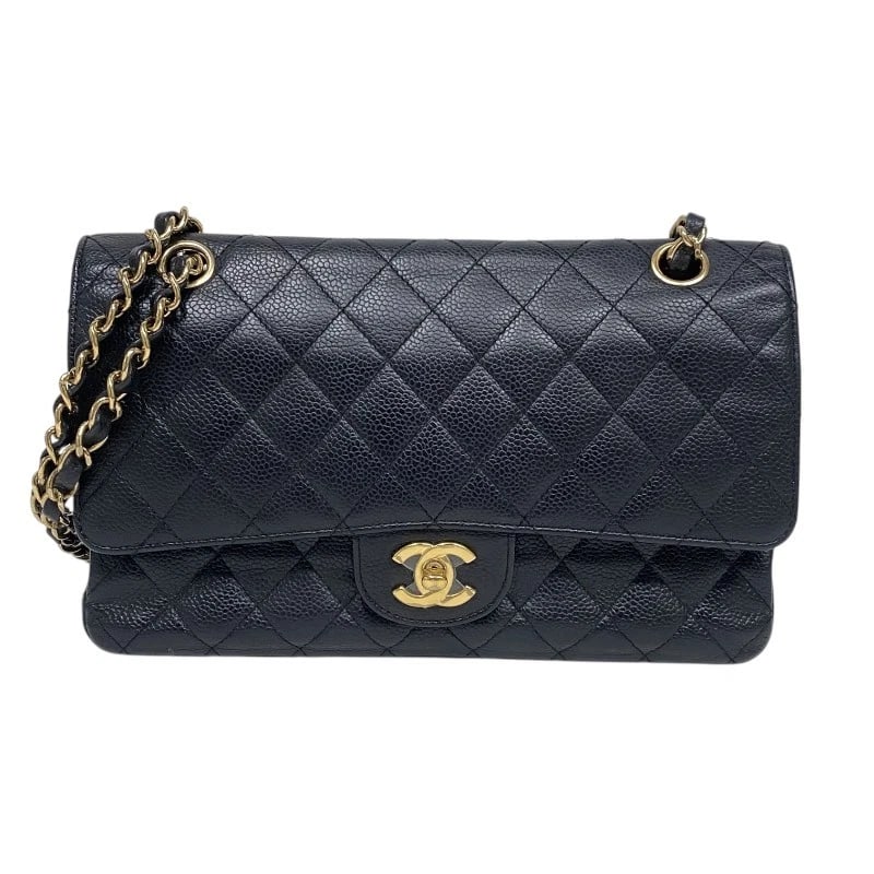 CHANEL MATRASSE 25 SHOULDER BAG: CHANEL Matrasse 25 Shoulder Bag Brand: CHANEL Type: Shoulder Bag Material: Caviar skin Color: Black Gold Hardware Size: W9.8 x H5.9x D2.4inch Shoulder:19.7inch Accessories: None Accessorie