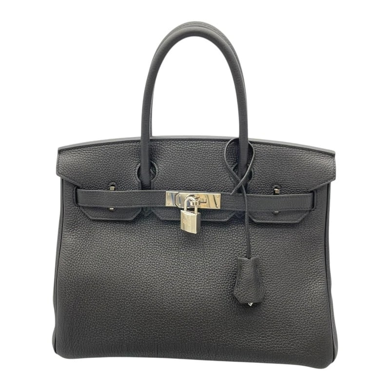 HERMES BIRKIN 30 HANDBAG: HERMES Birkin 30 Handbag Brand: HERMES Type: Handbag Material: Togo Color: SilverHardware Size: W11.8 x H9.4x D6.1inch Accessories: None Accessories Notice: When purchasing pre-owned goods