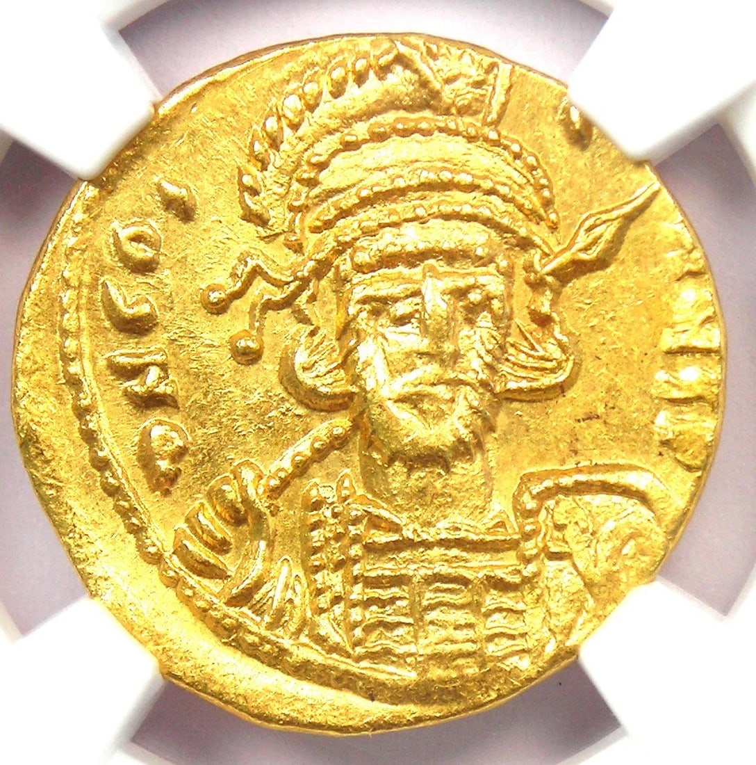 CONSTANTINE IV GOLD AV SOLIDUS 668-685 AD (1 of 2)