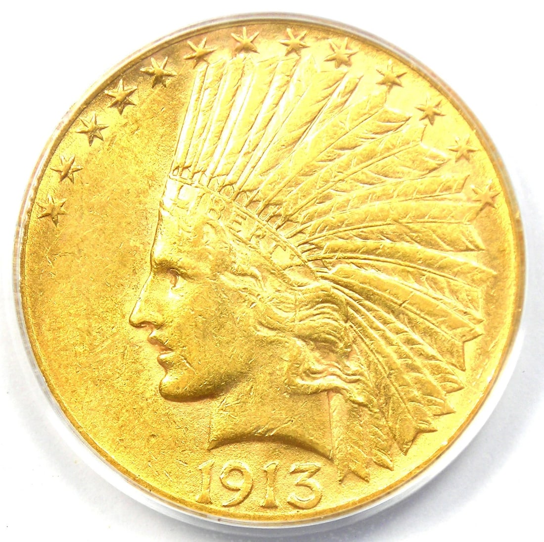 1913-S INDIAN GOLD EAGLE $10 COIN (1 of 2)