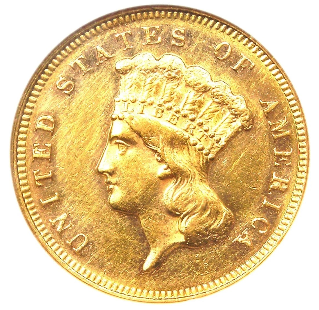 1878 THREE DOLLAR INDIAN GOLD COIN $3: 1878 Three Dollar Indian Gold Coin $3 Composition: Gold Year: 1878 Denomination: $3 Fineness: None Country of Origin: United States Accessories: None Accessories Notice: When purchasing pr