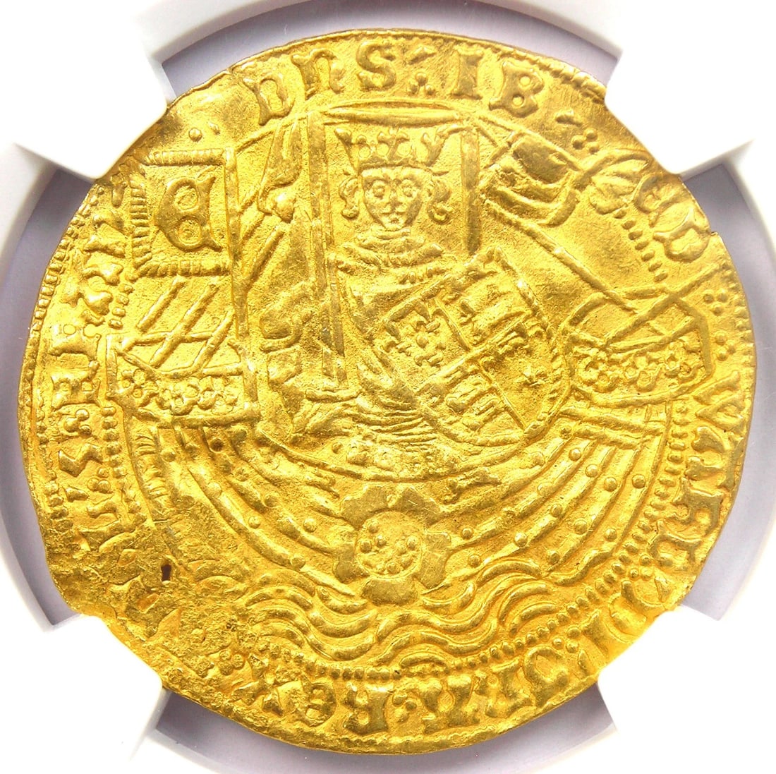 1583-1591 NETHERLANDS GOLD NOBLE GORINCHEM COIN: 1583-1591 Netherlands Gold Noble Gorinchem Coin Composition: Gold Year: 1583 Denomination: Noble Fineness: None Country of Origin: Netherlands Accessories: None Accessories Notice: When pu