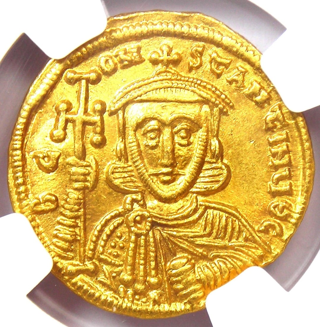CONSTANTINE V AV SOLIDUS 740-775 AD - 2