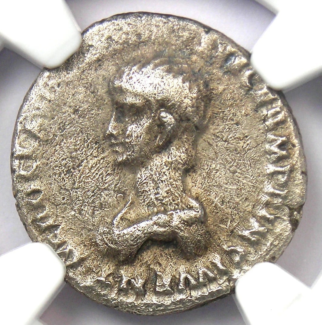 NERO AR DENARIUS COIN 54-68 AD (1 of 3)