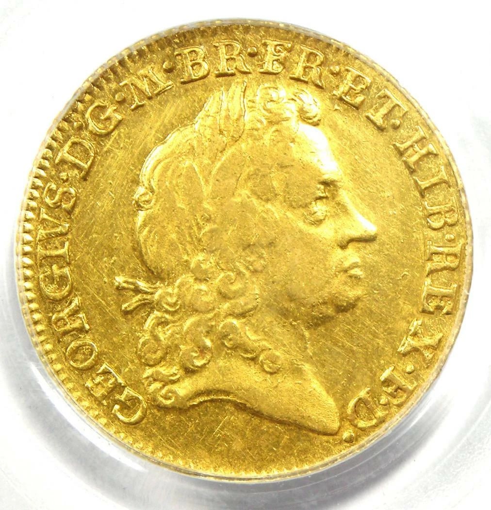 1715 ENGLAND BRITAIN GEORGE I GOLD GUINEA COIN: 1715 England Britain George I Gold Guinea Coin Composition: Gold Year: 1715 Denomination: Guinea Fineness: None Country of Origin: Guinea Accessories: None Accessories Notice: When purchas