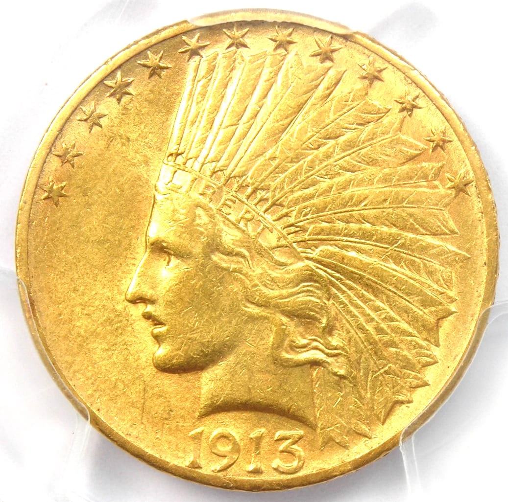 1913-S INDIAN GOLD EAGLE $10 COIN (1 of 3)