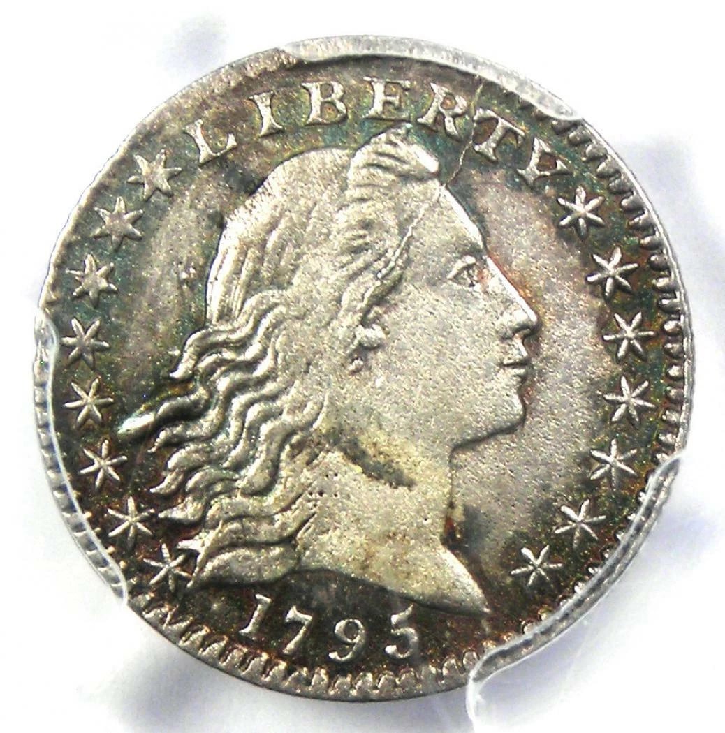 1795 FLOWING HAIR HALF DIME H10C - RARE DATE COIN: 1795 Flowing Hair Half Dime H10C - Rare Date Coin Composition: None Year: 1795 Denomination: Half Dime Fineness: None Country of Origin: United States Accessories: None Accessories Notice: