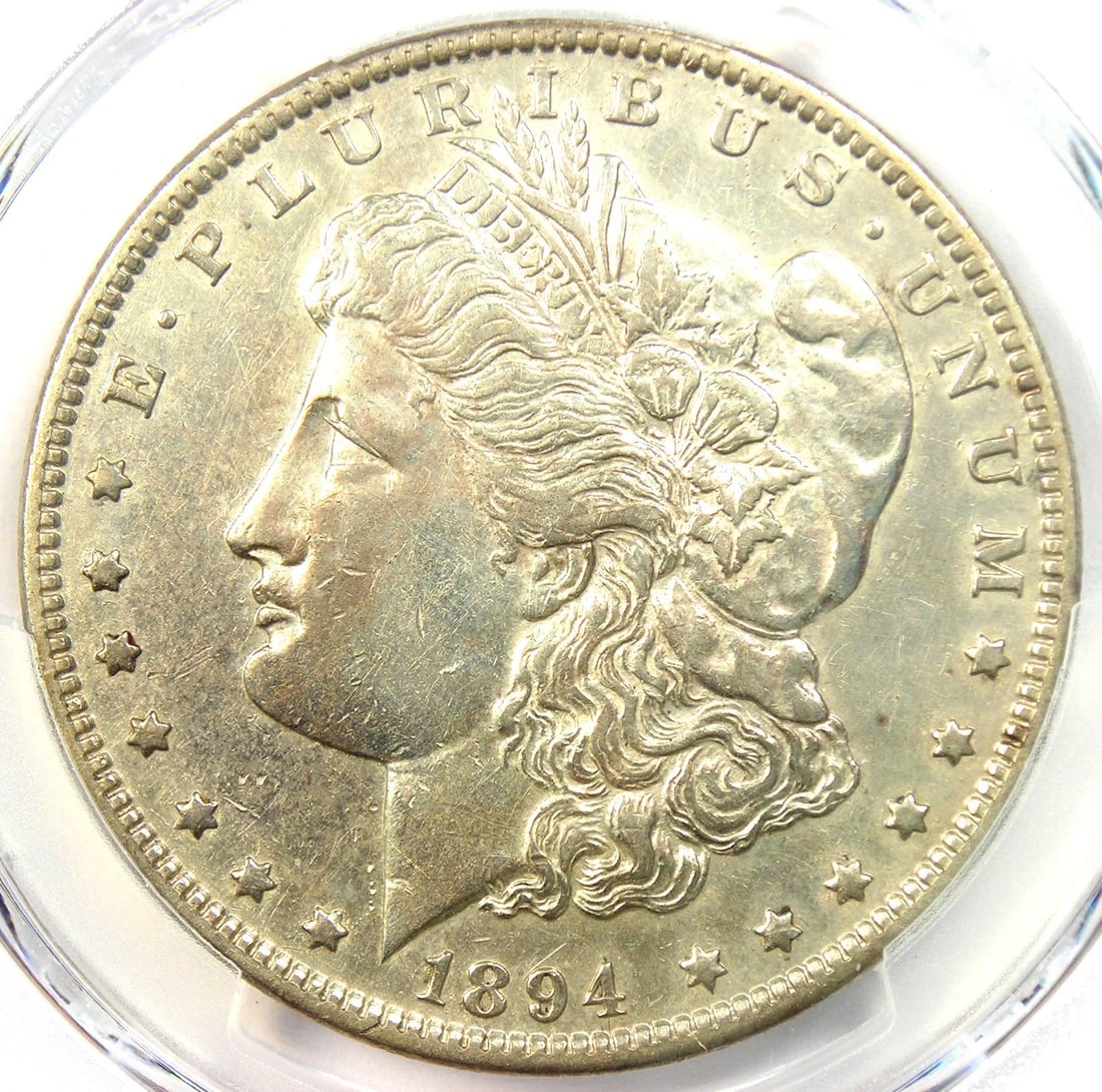 1894-P MORGAN SILVER DOLLAR $1 COIN 1894 (1 of 2)