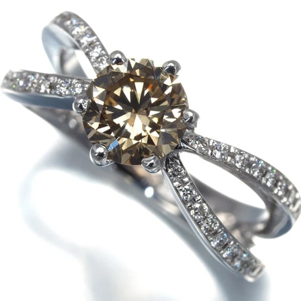 RING DIAMOND 18K 750 WHITE GOLD (1 of 2)