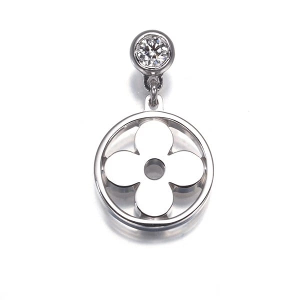 LOUIS VUITTON SINGLE EARRING DIAMOND IDYLLE BLOSSOM: Louis Vuitton Single Earring Diamond Idylle Blossom Brand: Louis Vuitton Type: Single Earring Material: 18K / 750 / White Gold Main Stone/Creation Natural Color: White Gold Size: Design size: 14.8