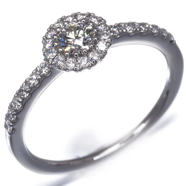 DIAMOND RING 950 PLATINUM - 3