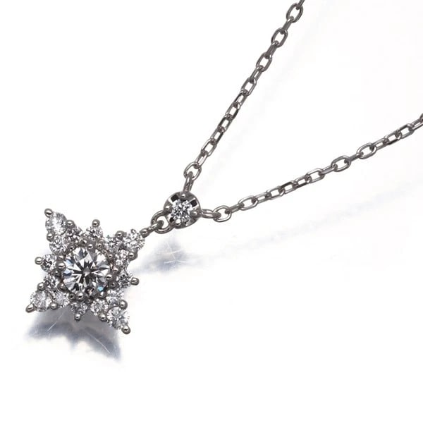 VENDOME NECKLACE DIAMOND 950 850 PLATINUM: VENDOME Necklace Diamond 950 850 Platinum Brand: VENDOME Type: Necklace Material: 950 / 850 / Platinum Main Stone/Creation Natural Color: Platinum Size: Necklace length: 43cm Accessories: