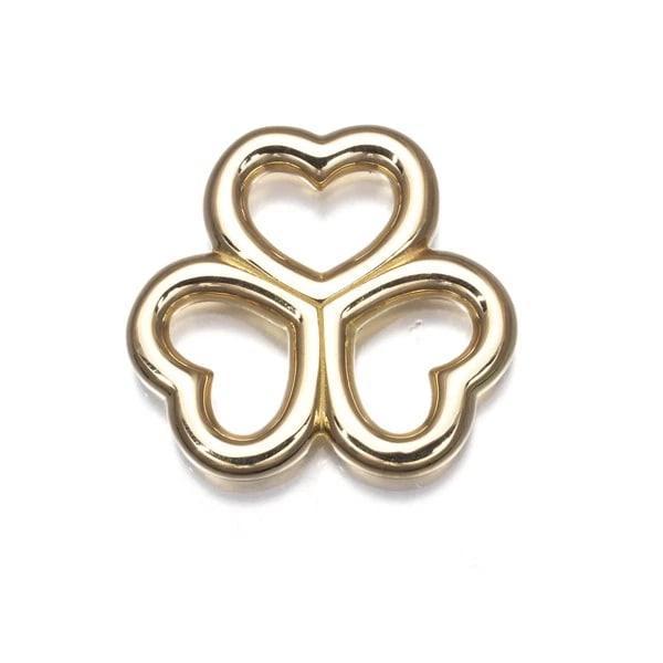 TIFFANY&CO. SINGLE EARRING HEART CLOVER 18K 750 YELLOW GOLD: Tiffany&Co. Single Earring Heart Clover 18K 750 Yellow Gold Brand: Tiffany & Co. Type: Earrings Material: 18K / 750 / Yellow Gold Color: Yellow Gold Size: Design size: 13.0 x 14.5mm Accessories: