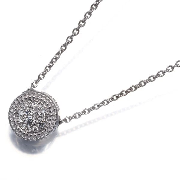 CARRERA Y CARRERA NECKLACE DIAMOND PAVED: Carrera y Carrera Necklace Diamond Paved Brand: Carrera y Carrera Type: Necklace Material: 18K / 750 / White Gold Main Stone/Creation Natural Color: White Gold Size: Necklace length: 40 / 45cm