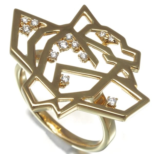 TASAKI RING DIAMOND GARDEN OF CURIOSITIES ROSE FLOWER: TASAKI Ring Diamond Garden of Curiosities Rose Flower Brand: TASAKI Type: Ring Material: 18K / 750 / Yellow Gold Main Stone/Creation Natural Color: Yellow Gold Size: US 6.5 - 6.75 Accessories: No