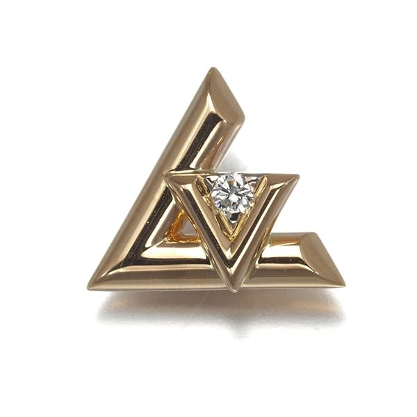 LOUIS VUITTON SINGLE EARRING DIAMOND LV VOLT ONE (1 of 3)
