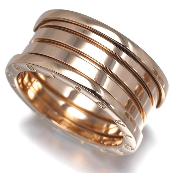 BVLGARI RING B.ZERO1 4-BAND 18K 750 ROSE GOLD (1 of 2)