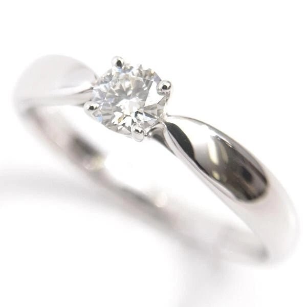 TIFFANY & CO. HARMONY PRONG SET PT950 DIAMOND RING: Tiffany & Co. Harmony Prong Set PT950 Diamond Ring Brand: Tiffany & Co. Type: Ring Material: Platinum Main Stone/Creation Natural Color: Platinum Size: 4-4.5 US Accessories: None Accessori