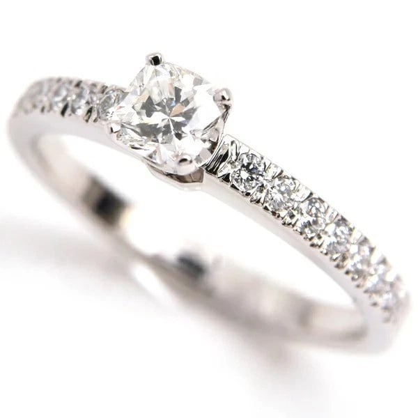 TIFFANY & CO. NOVO DIAMOND RING PT950 PLATINUM PRE-OWNED (1 of 5)