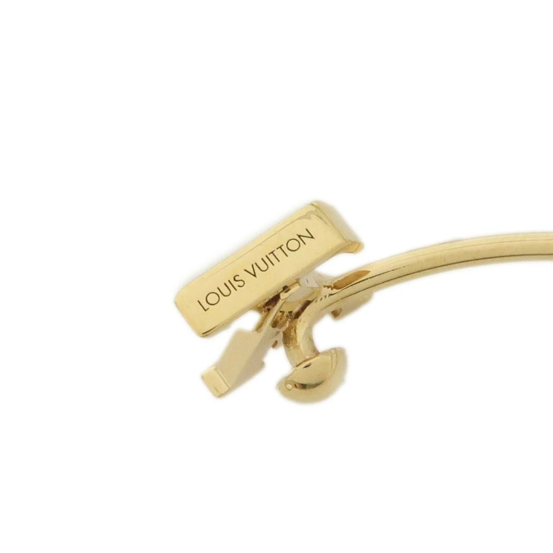 LOUIS VUITTON LV ECLIPSE RIGID BANGLE BRACELET GOLD - 2