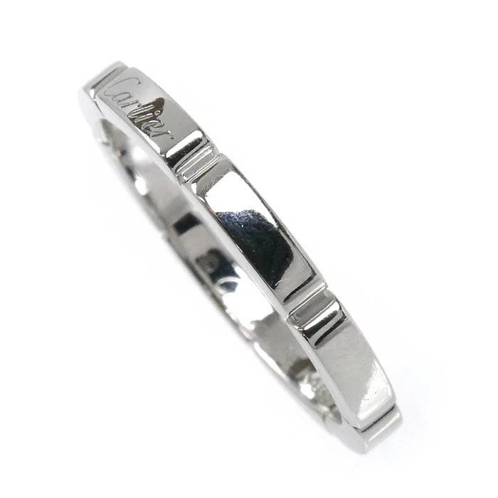 CARTIER MAILLON PANTHÈRE RING K18 WHITE GOLD (1 of 2)