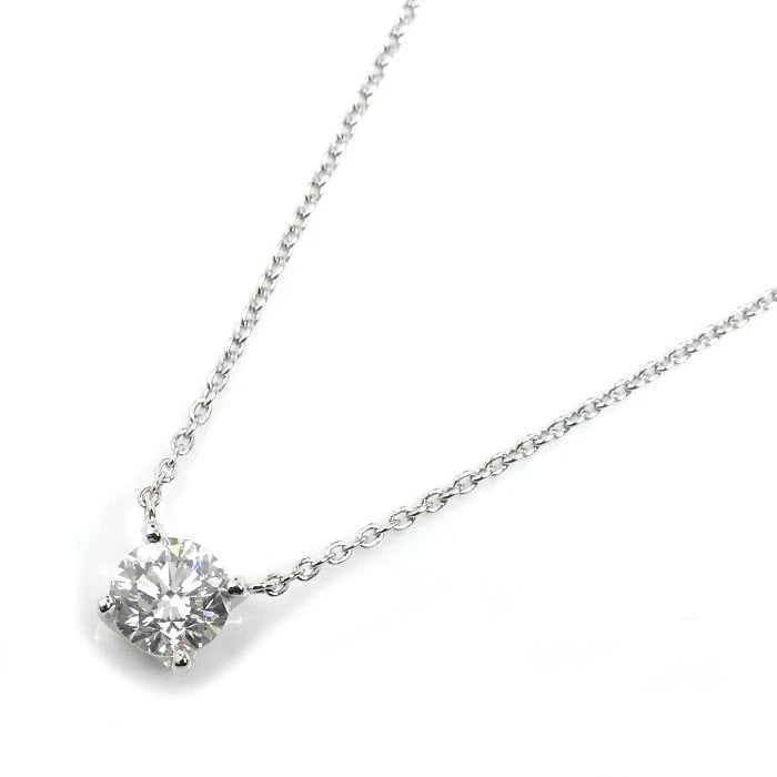 VENDOME AOYAMA PT950 DIAMOND SOLITAIRE NECKLACE (1 of 4)