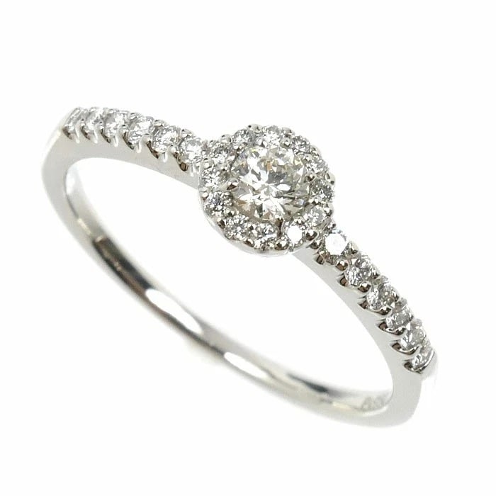 VENDOME AOYAMA GRACE DIAMOND RING PT950: Vendome Aoyama Grace Diamond Ring Pt950 Brand: Vendome Type: Ring Material: Platinum Main Stone/Creation Natural Color: Silver Size: 6.25-6.5 US Accessories: None Accessories Notice: When