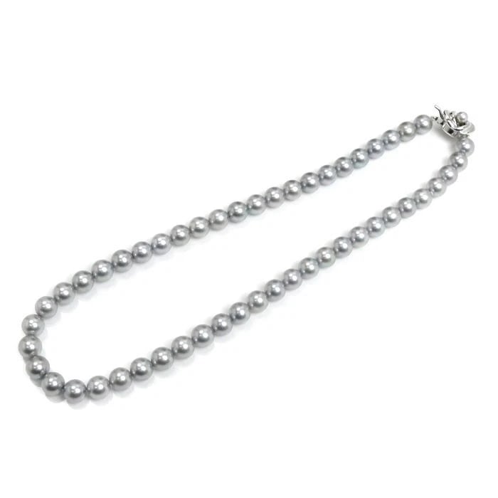 TASAKI PEARL NECKLACE SILVER (1 of 4)