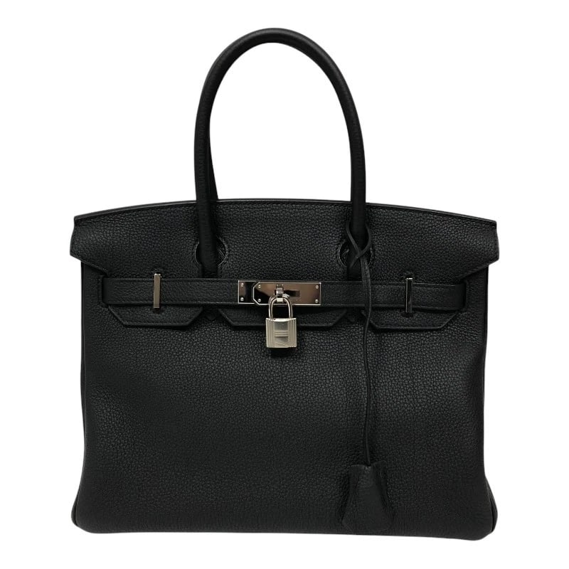 HERMES BIRKIN 30 HANDBAG: HERMES Birkin 30 Handbag Brand: HERMES Type: Handbag Material: Togo Color: Black SilverHardware Size: W11.8 x H9.8x D6.1inch Accessories: None Accessories Notice: When purchasing pre-owned