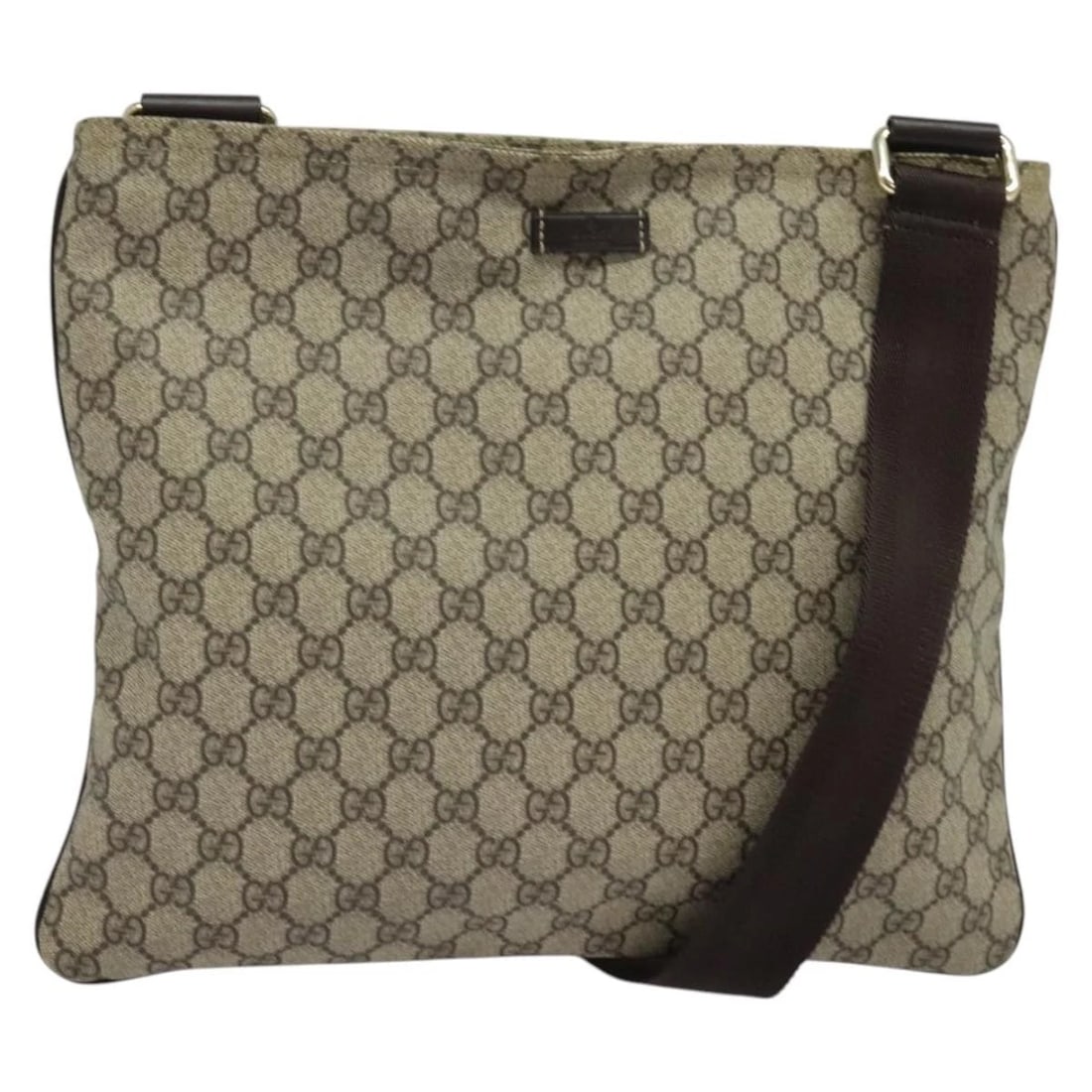 GUCCI GG SUPREME SHOULDER BAG PVC: GUCCI GG Supreme Shoulder Bag PVC Brand: GUCCI Type: Shoulder Bag Material: PVC Leather/GG Canvas Color: Beige / Gold Size: W13.8 x H11.4inch(Approx) Shoulder Drop:13.4 - 24.4inch(Approx) Accesso